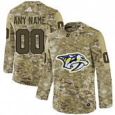 Nashville Predators Camo Men's Customized Adidas Jersey,baseball caps,new era cap wholesale,wholesale hats